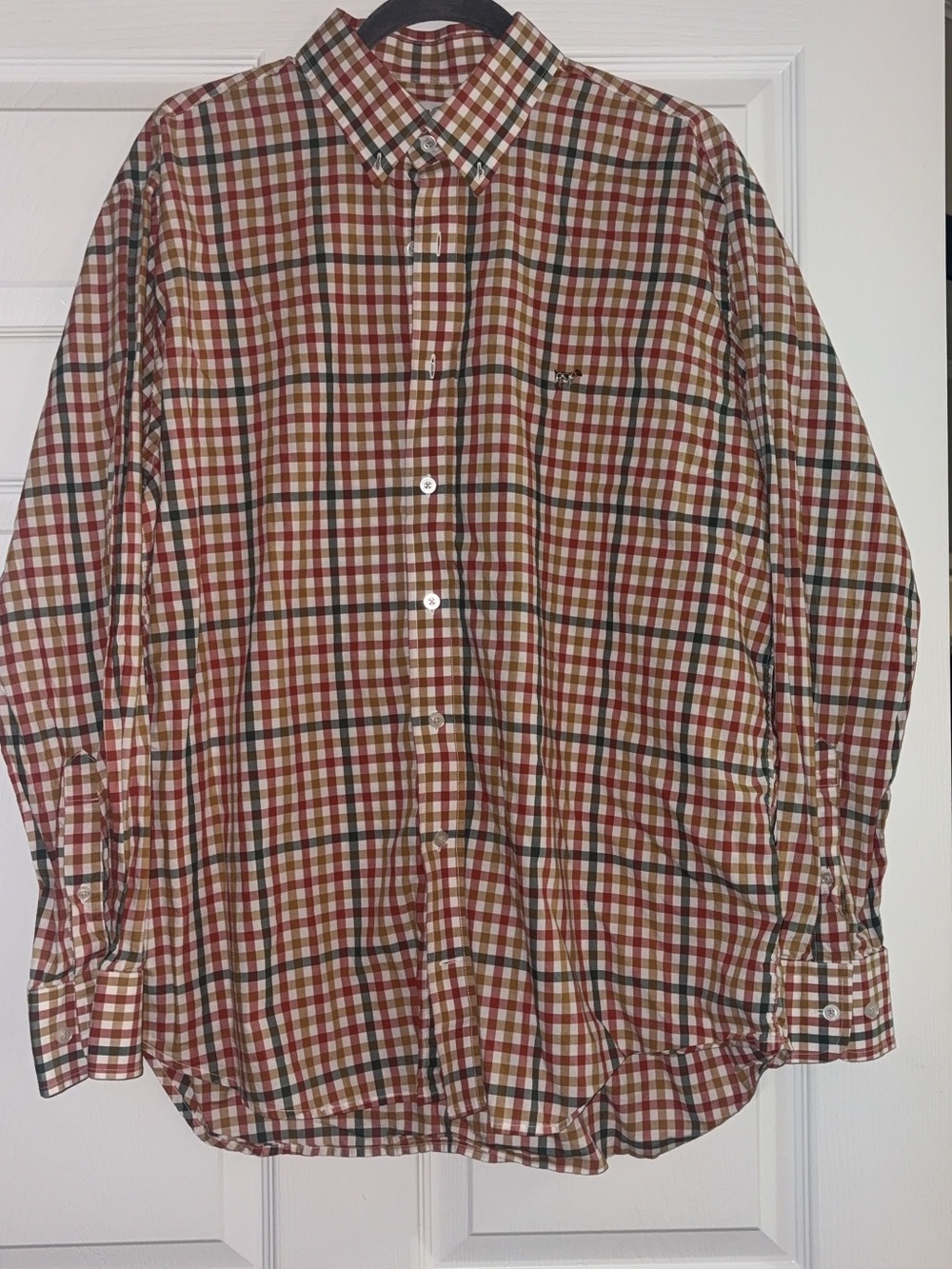 Men's Southern Point Plaid Button-Down Shirt - Multicolor Check